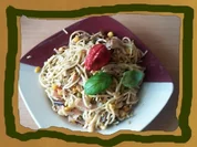 Spagettipfanne mit Putenbrust - Rezept