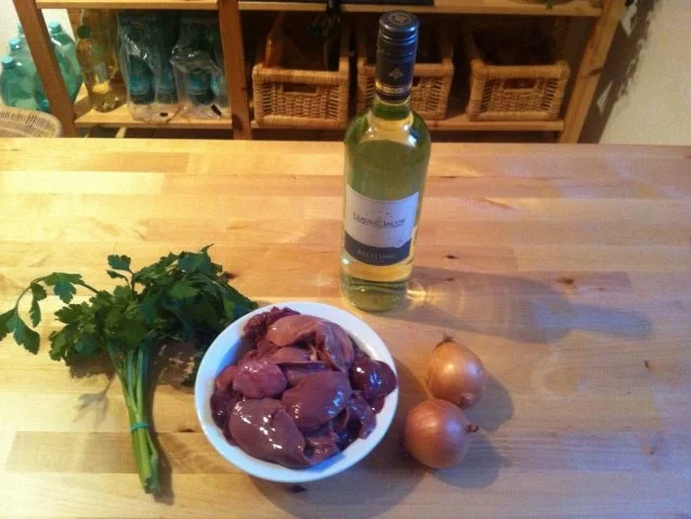 Barbarie-Enten-Leber in Weißwein mit Safranreis - Rezept - Bild Nr. 5