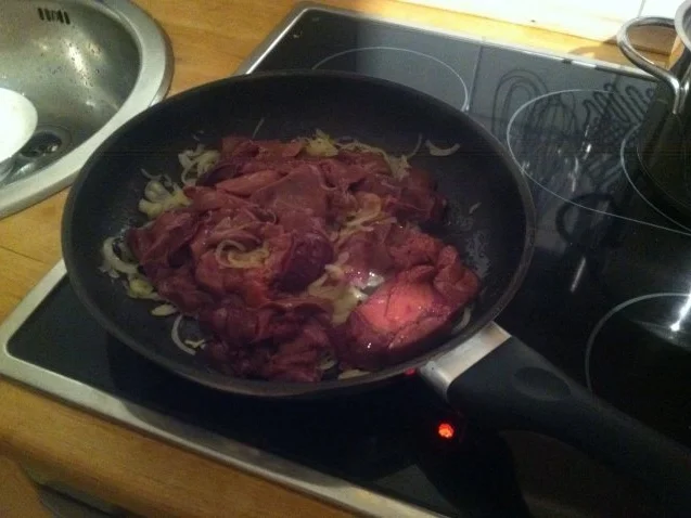 Barbarie-Enten-Leber in Weißwein mit Safranreis - Rezept - Bild Nr. 3