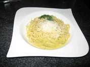 Rezept: Spaghetti mit Kürbis-Senf-Sauce Spaghetti mit Kürbis-Senf-Sauce - Rezept