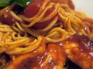 Scharfe Spaghetti-Hähnchenpfanne - Rezept