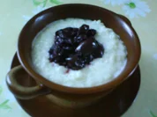 Vanillemilchreis mit Honig-Kirschen - Rezept