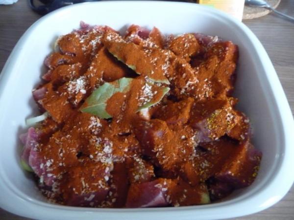 Schwein : Pikant scharfes Schweine Gulasch - einfach - von Forelle1962