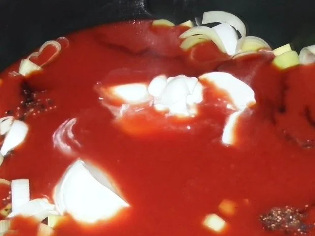 Tomaten-Lauch-Creme-Sauce - Rezept - Bild Nr. 2