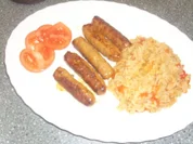 Cevapcici und scharfer Reis - Rezept