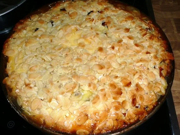 Rezept: Apfel - Bienenstich mit Cranberries 12-16 Stückchen Apfel - Bienenstich mit Cranberries 12-16 Stückchen - Rezept