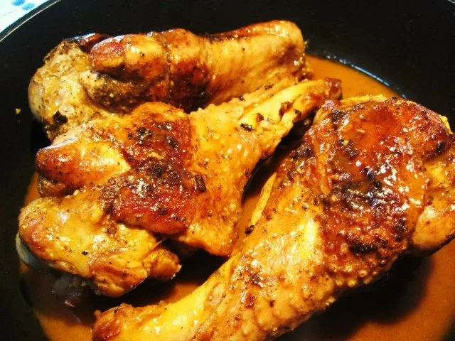 Rezept: Geschmorte Puten-Unterkeulen Bild Nr. 6 Geschmorte Puten-Unterkeulen - Rezept - Bild Nr. 6