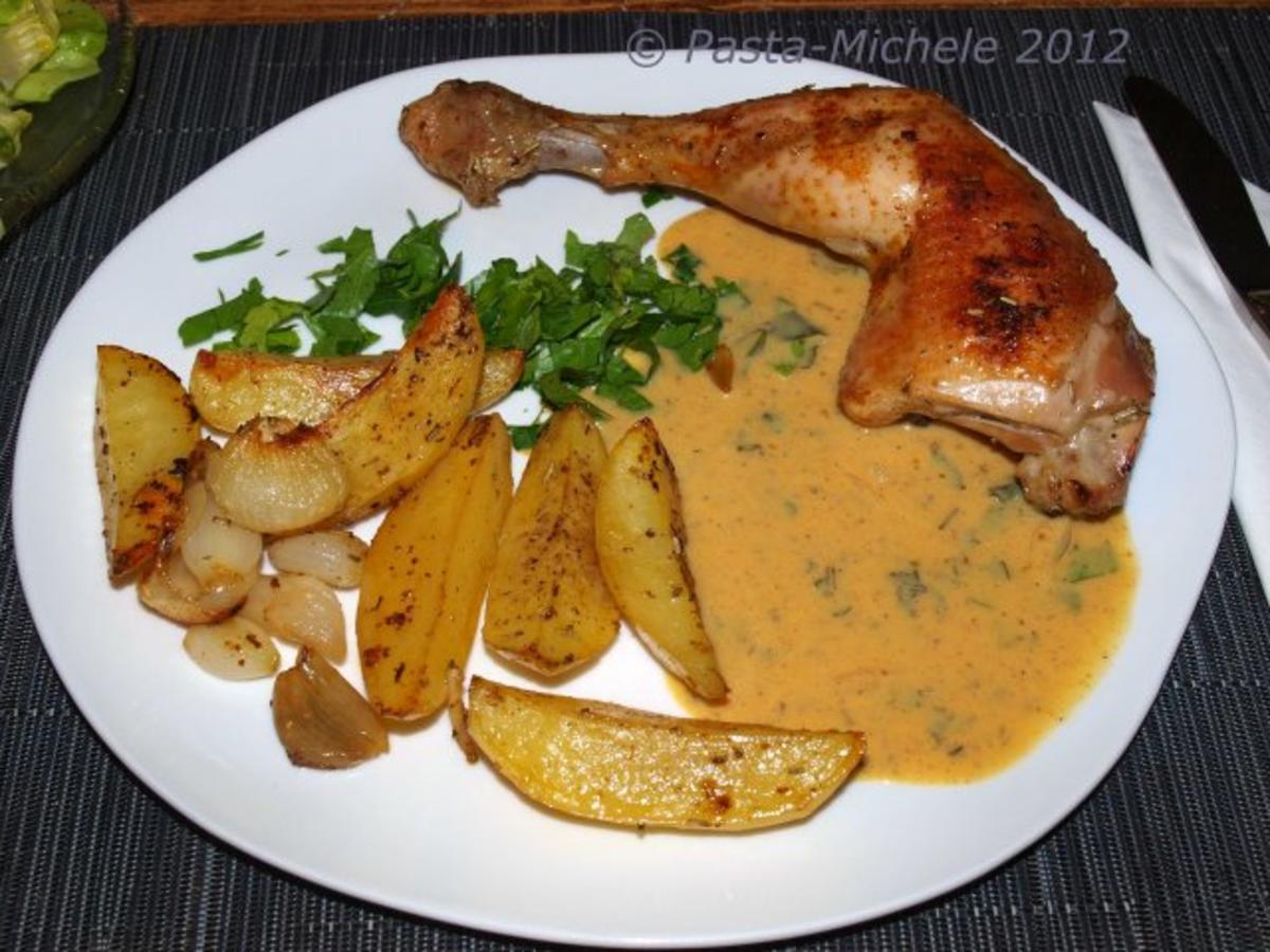 Bilder für Hähnchen aus dem Backofen mit Zitronensauce - Rezept