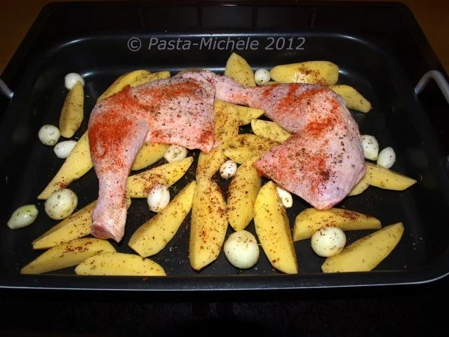 Hähnchen aus dem Backofen mit Zitronensauce - Rezept - Bild Nr. 3