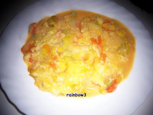 Rezept: Kochen: Käsige Gemüsepfanne, überbacken Kochen: Käsige Gemüsepfanne, überbacken - Rezept