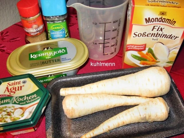Petersilienwurzel in Kräuter/Käsesoße - Rezept - Bild Nr. 3