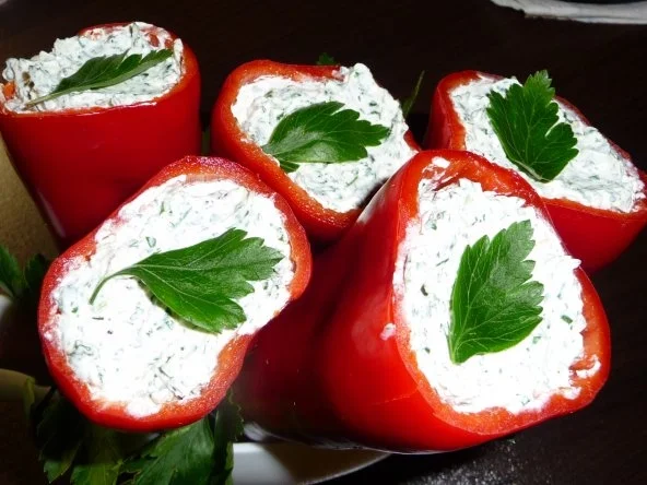 Rezept: Gefüllte Paprika Gefüllte Paprika - Rezept