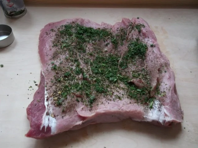 Rollbraten mit Käse-Lauch-Füllung - Rezept - Bild Nr. 3