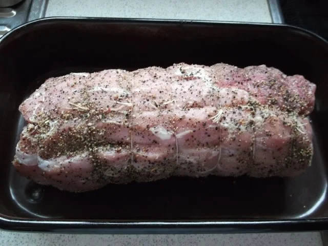 Rollbraten mit Käse-Lauch-Füllung - Rezept - Bild Nr. 5