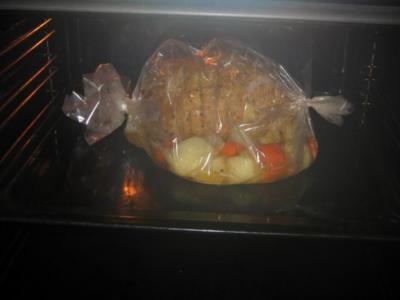Rezept: Rollbraten im Bratschlauch Rollbraten im Bratschlauch - Rezept