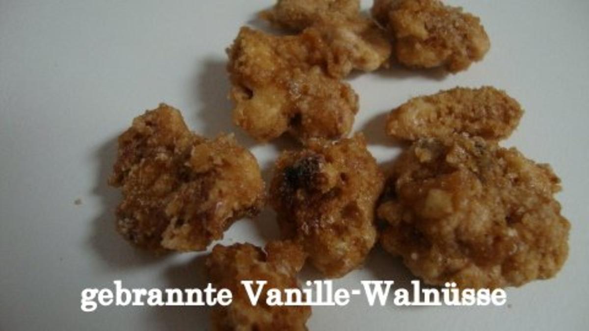 gebrannte Vanille-Walnüsse - Rezept