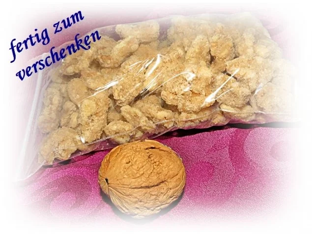 Rezept: gebrannte Vanille-Walnüsse Bild Nr. 8 gebrannte Vanille-Walnüsse - Rezept - Bild Nr. 8