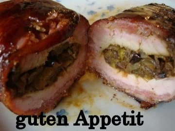 Rezept: eingepackte und gefüllte Schweinelende eingepackte und gefüllte Schweinelende - Rezept