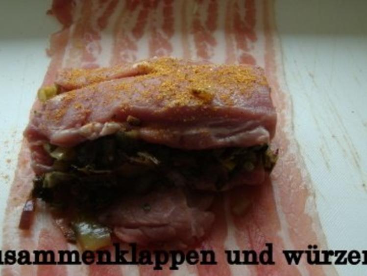 Eingepackte und gefüllte Schweinelende - einfach - von digger56