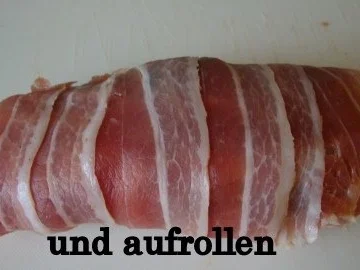 Rezept: eingepackte und gefüllte Schweinelende Bild Nr. 12 eingepackte und gefüllte Schweinelende - Rezept - Bild Nr. 12