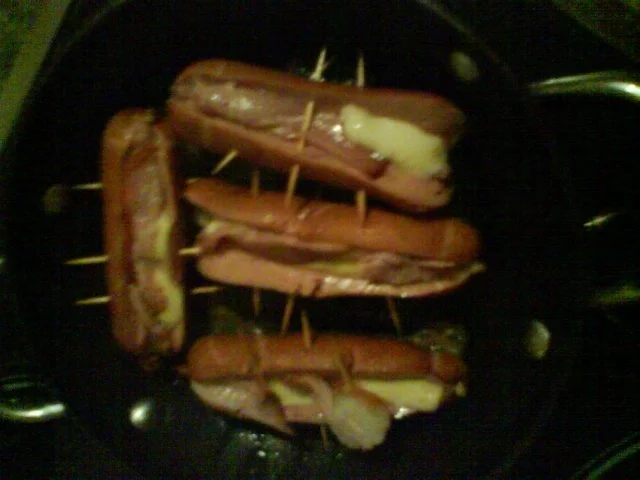 Rezept: Bockwurst-Cordonbleu mit Kräuterremoulade Bild Nr. 5 Bockwurst-Cordonbleu mit Kräuterremoulade - Rezept - Bild Nr. 5