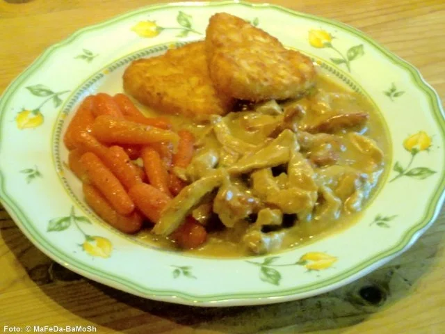 Rezept: Geschnetzeltes mit Thymiansauce Geschnetzeltes mit Thymiansauce - Rezept