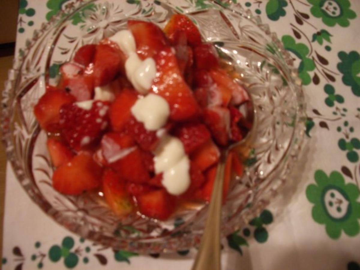 Erdbeeren mit Pfeffer - Rezept