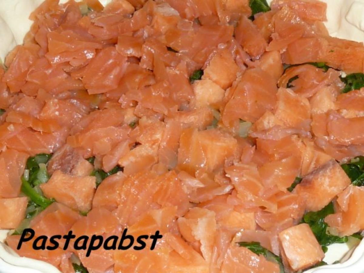 Lachs-Spinat-Quiche - Rezept mit Bild - kochbar.de