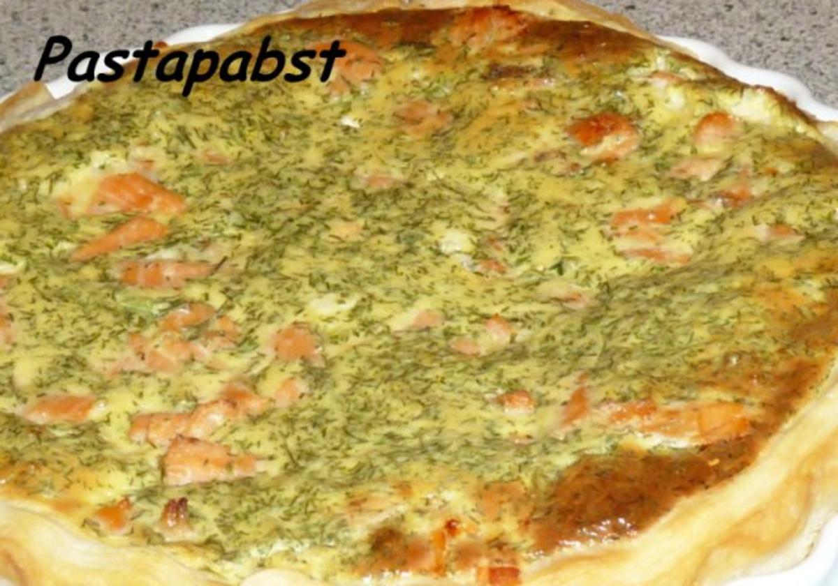 Lachs-Spinat-Quiche - Rezept - Bild Nr. 3