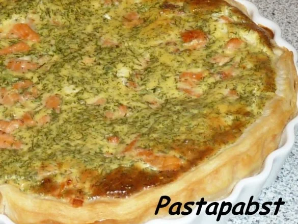 Lachs-Spinat-Quiche - Rezept