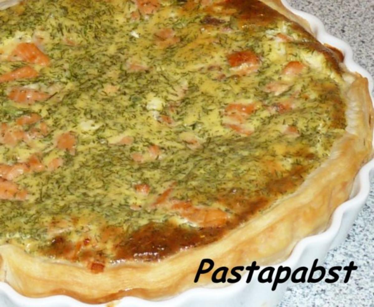 Lachs-Spinat-Quiche - Rezept mit Bild - kochbar.de