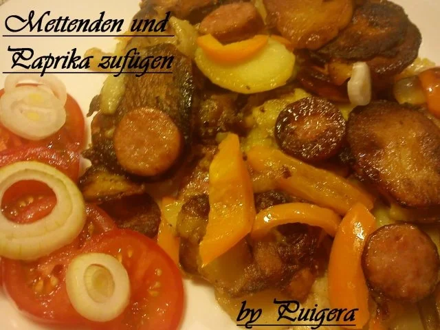 Bunte Pfanne mit Spiegelei - Rezept - Bild Nr. 2
