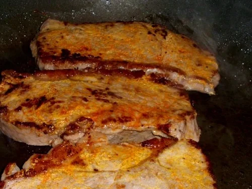 Rezept: Zwiebelroastbraten medium mit Safranspätzle Bild Nr. 2 Zwiebelroastbraten medium mit Safranspätzle - Rezept - Bild Nr. 2