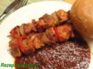 Snack`s:   SCHASCHLIK-SPIEß an Tomatensugo - Rezept