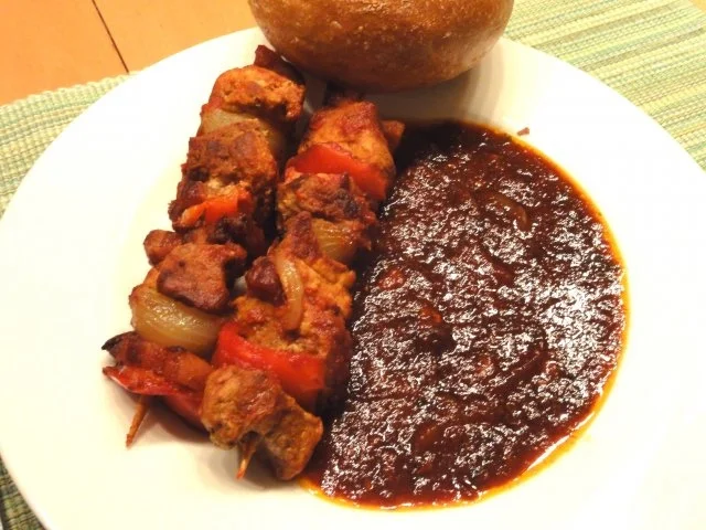 Snack`s:   SCHASCHLIK-SPIEß an Tomatensugo - Rezept - Bild Nr. 7