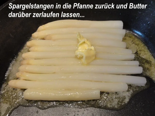 Gemüse:   TK - SPARGEL mit Butter - Rezept - Bild Nr. 6