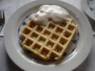 Waffeln mit Zitronenabrieb - Rezept