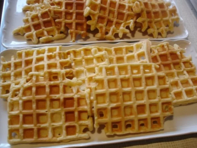 Waffeln mit Zitronenabrieb - Rezept - Bild Nr. 7