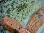 Rezept: Lachsfilet in Sherry-Sahne-Sauce Lachsfilet in Sherry-Sahne-Sauce - Rezept