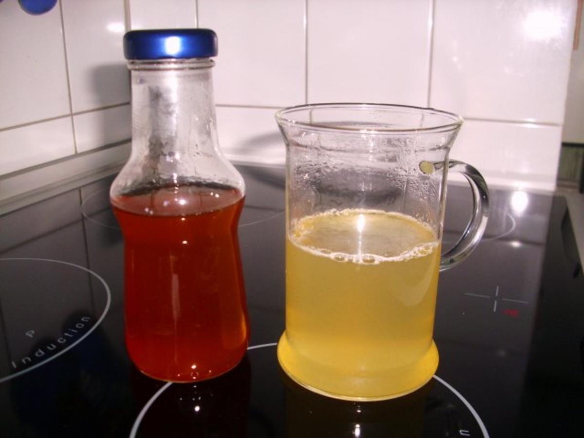 Zitronen-Ingwer Sirup - Rezept