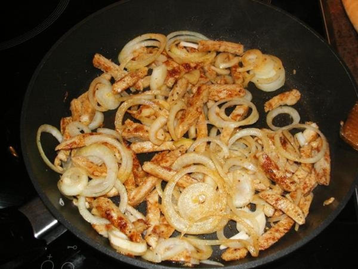 Hähnchen Geschnetzeltes mit Reis - Rezept - kochbar.de