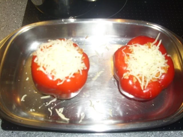 Rezept: Paprikaschoten mit Reis Bild Nr. 3 Paprikaschoten mit Reis - Rezept - Bild Nr. 3