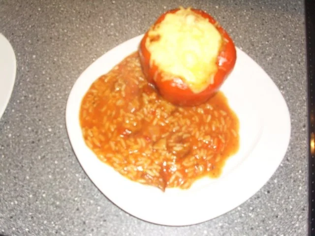 Rezept: Paprikaschoten mit Reis Bild Nr. 5 Paprikaschoten mit Reis - Rezept - Bild Nr. 5