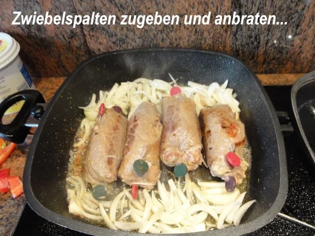 Fleisch:    RINDERROULADEN an Wildsauce - Rezept - Bild Nr. 6