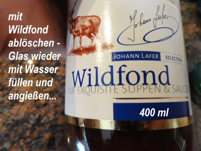 Fleisch:    RINDERROULADEN an Wildsauce - Rezept - Bild Nr. 8