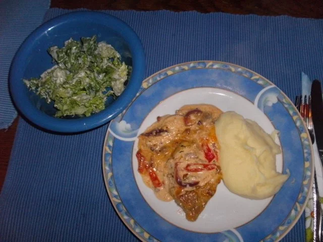 Rezept: Zwiebel-Schnitzel-Gratin Zwiebel-Schnitzel-Gratin - Rezept