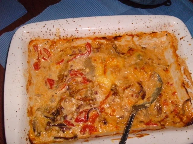 Rezept: Zwiebel-Schnitzel-Gratin Bild Nr. 10 Zwiebel-Schnitzel-Gratin - Rezept - Bild Nr. 10