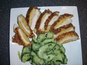 Hähnchenbrustfilet in Käse-Kartoffelmantel - Rezept