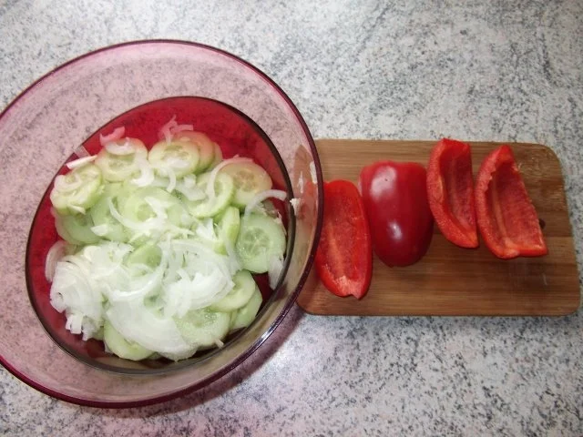 Rezept: Gurkensalat 3 Dieter´s Art Bild Nr. 2 Gurkensalat 3 Dieter´s Art - Rezept - Bild Nr. 2