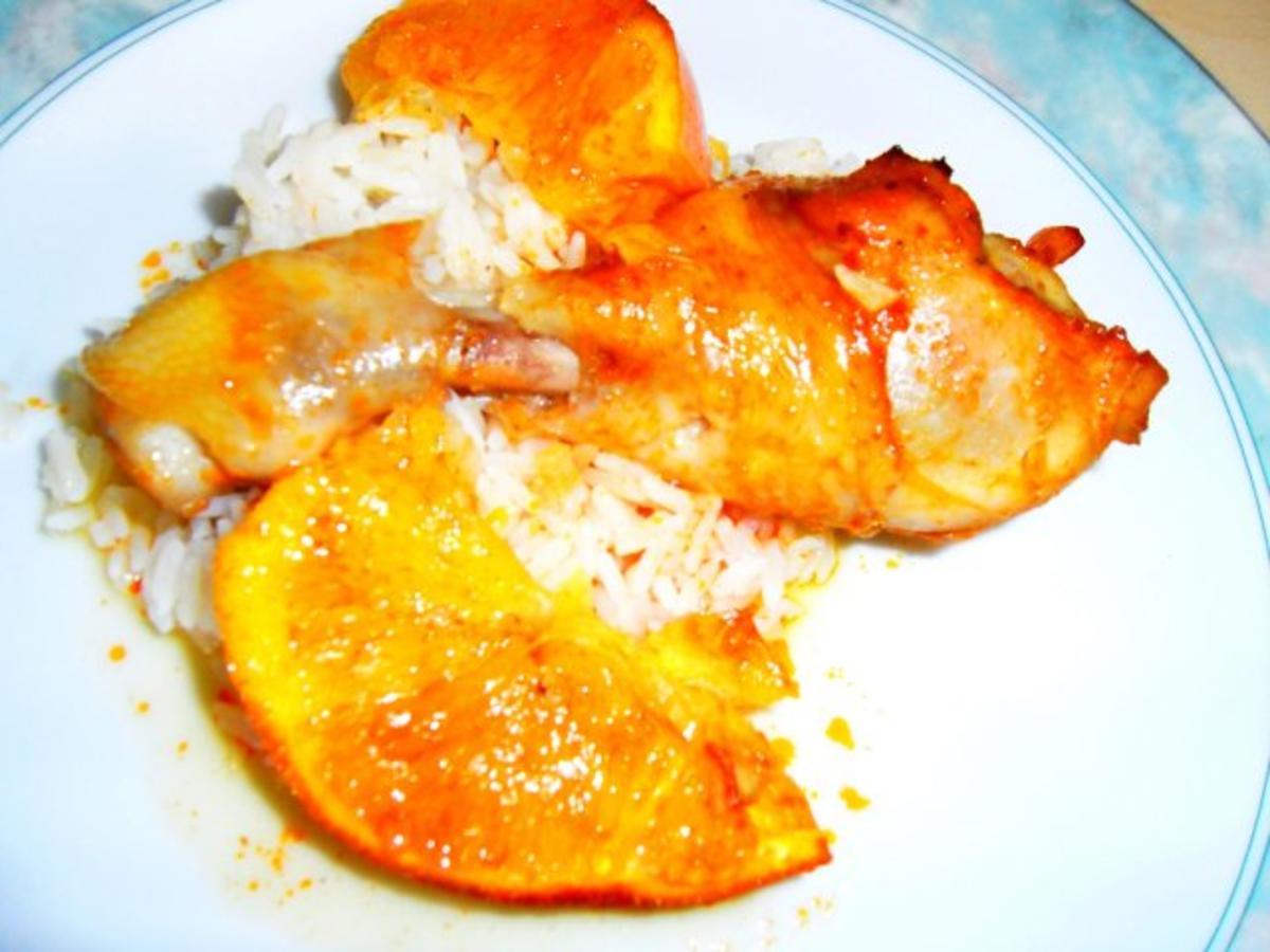 Orangen-Huhn - Rezept - Bild Nr. 5